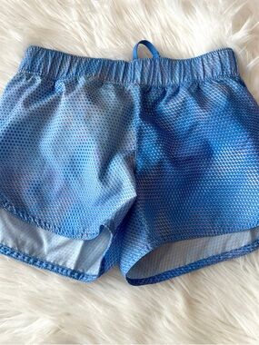 Old Navy Blue Athletic Shorts with Patterned Waistband